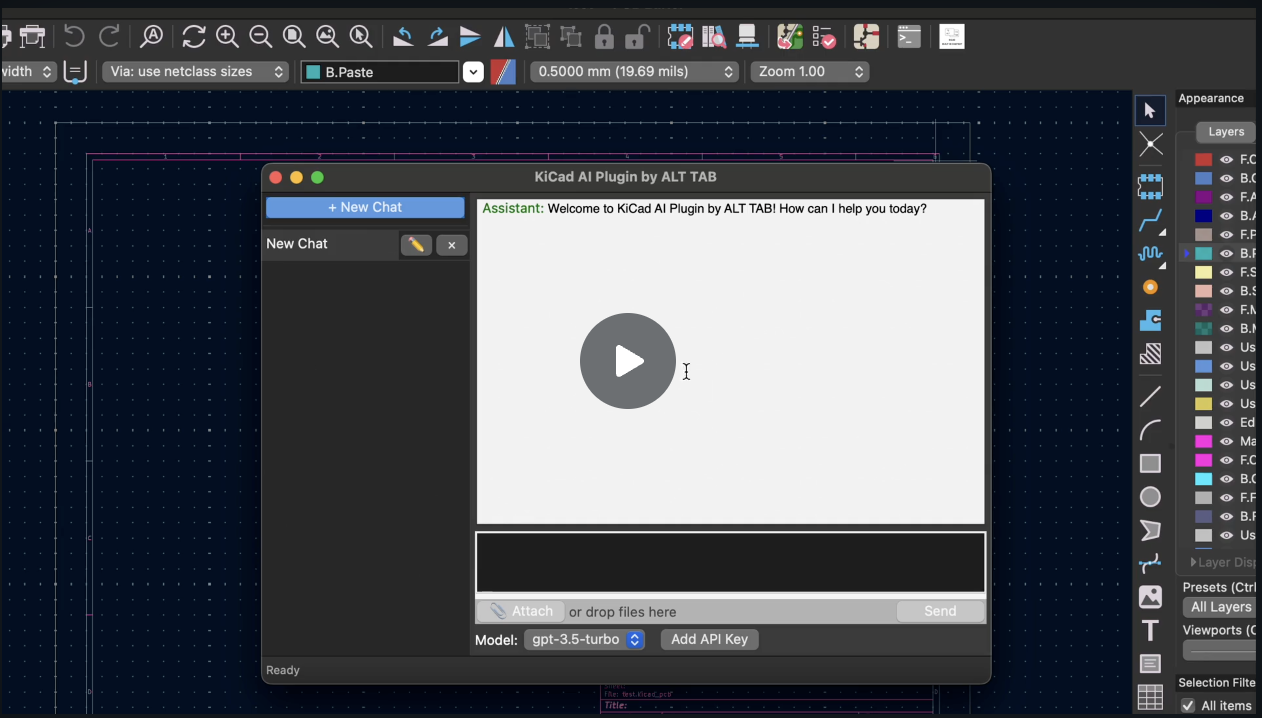 KiCad AI Plugin Demo Video